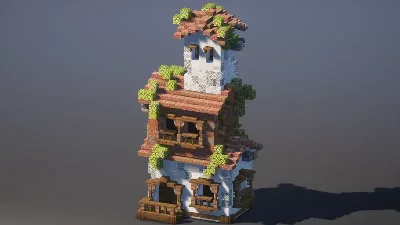 Mediterranean House — Minecraft Build by MellowHat