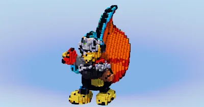 Duck Avenger from Disney Duck Tales and Duck Avenger — Minecraft Build by LeonisBuilds