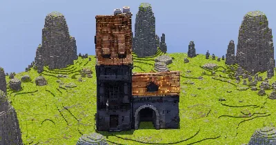 Tall Medieval House — Minecraft Build by StrongholdStudios