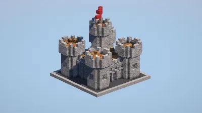 Small Medieval Castle — Minecraft Build by LeonisBuilds