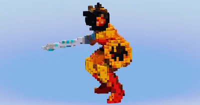 Wonder Woman from DC Comics — Minecraft Build by LeonisBuilds