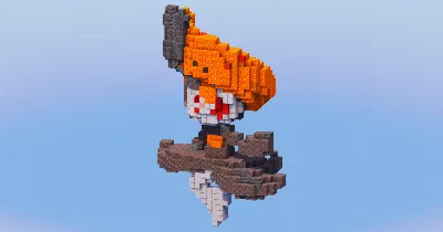 Meloetta Pirouette from Pokemon — Minecraft Build by LeonisBuilds