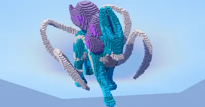 Suicune — Minecraft Build by LeonisBuilds