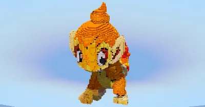 Chimchar — Minecraft Build by LeonisBuilds