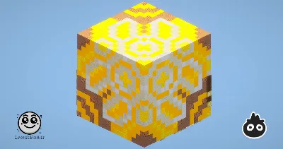 Yellow Glazed Terracotta (Collab) — Minecraft Build by LeonisBuilds