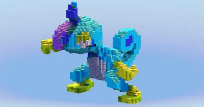 Drizzile from Pokemon — Minecraft Build by LeonisBuilds