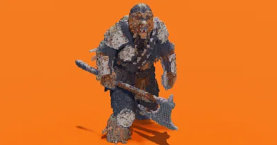 Wookiee Warrior Snow — Minecraft Build by StarWarsCreations