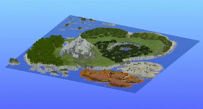Survival Multibiome 2000x2000 Blocks Custom Map, Mesa, Desert, Forest, Azalea, Pale Garden, Dark Forest, Mountains, Jungle, Badlands — Minecraft Build by LeonisBuilds