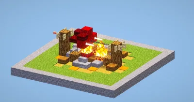 Clash of Clans Army Camp Level 4 — Minecraft Build by LeonisBuilds
