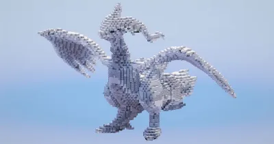 Reshiram — Minecraft Build by LeonisBuilds