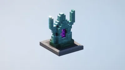 Prismarine Portal — Minecraft Build by LeonisBuilds