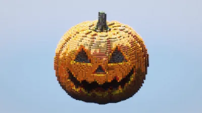 Halloween Scary Pumpkin — Minecraft Build by LeonisBuilds