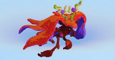 Mega Dragalge — Minecraft Build by LeonisBuilds
