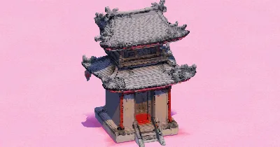 Chinese Shrine Pavilion — Minecraft Build by EasternRealms