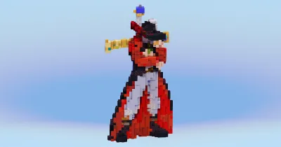 Mihawk from One Piece — Minecraft Build by LeonisBuilds