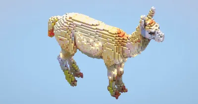 Llama‎ — Minecraft Build by LeonisBuilds