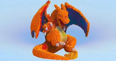 Charizard — Minecraft Build by LeonisBuilds
