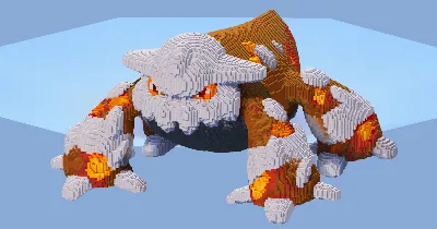 Heatran — Minecraft Build by LeonisBuilds