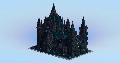 Deep Dark Gothic Cathedral v2 — Minecraft Build by LeonisBuilds