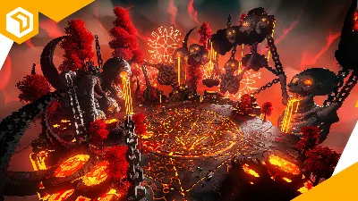Hell Boss Arena — Minecraft Build by BlockyVerse