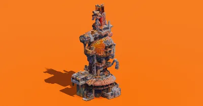 Junk Tower Settlement — Minecraft Build by StarWarsCreations