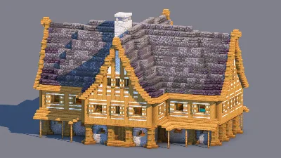 Medieval House – Fully Decorated Interior | Download — Minecraft Build by RaekonBuilds