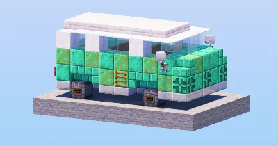 Old Minibus — Minecraft Build by LeonisBuilds