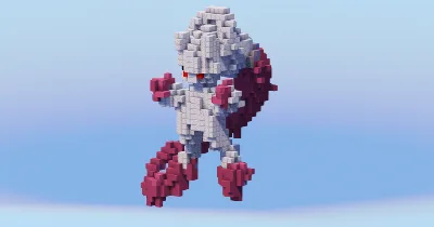 Mega Mewtwo Y from Pokemon — Minecraft Build by LeonisBuilds