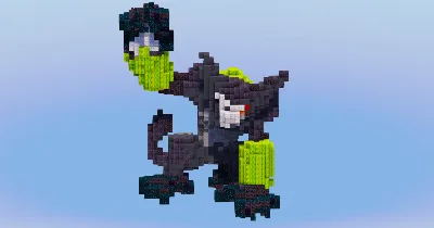 Zarude from Pokemon — Minecraft Build by LeonisBuilds