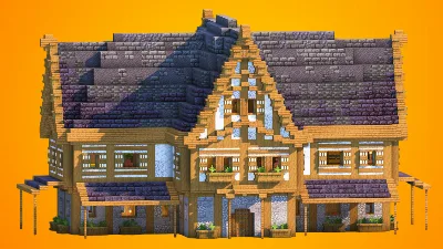 Grand Medieval Mansion | Fully Furnished Interior (Litematica & WorldEdit) — Minecraft Build by RaekonBuilds