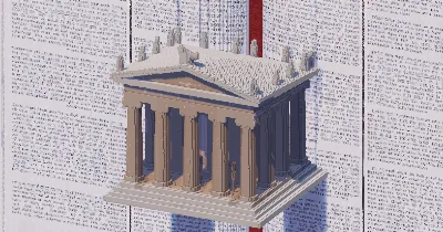 Greek Temple — Minecraft Build by TheBibleOfBuilding