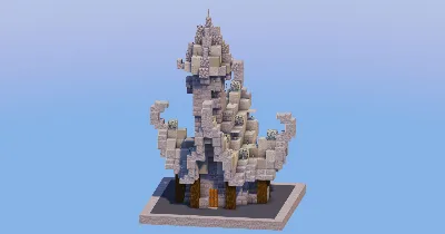 Light Gray Medieval Fantasy House 1 — Minecraft Build by LeonisBuilds
