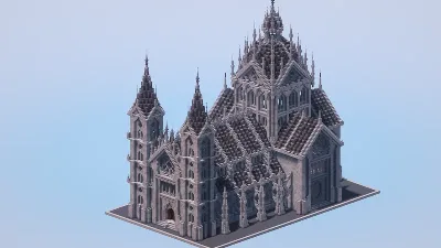 Gothic Cathedral — Minecraft Build by LeonisBuilds