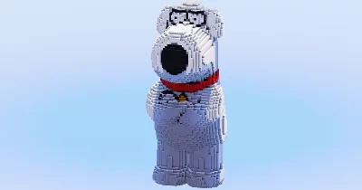 Brian Griffin — Minecraft Build by LeonisBuilds