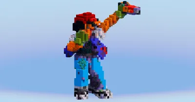 Ash Ketchum from Pokemon — Minecraft Build by LeonisBuilds