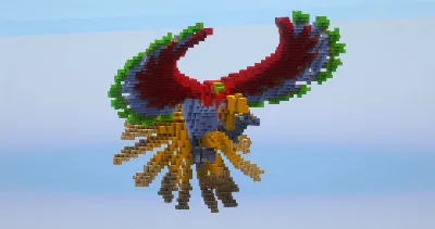Ho-Oh — Minecraft Build by LeonisBuilds