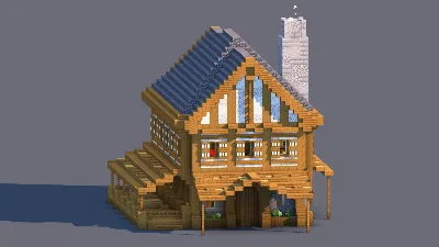 Medieval House – Fully Decorated Interior | Download — Minecraft Build by RaekonBuilds